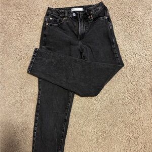 Garage Denim Black Mom Jeans